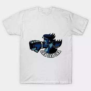 T Shirt Women Ora Ora Ora Harajuku Print Kawaii Tshirt Summer Short Sleeve Female T-Shirt Top Tee S