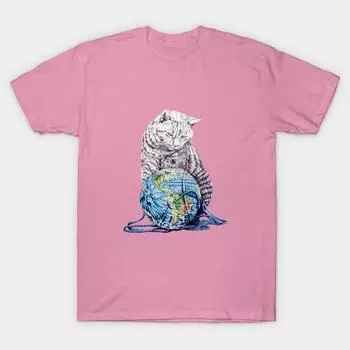 T Shirt Women Our Feline Deity Shows Restraint Harajuku Print Kawaii Tshirt Summer Short Sleeve Female T-Shirt Top Tee S