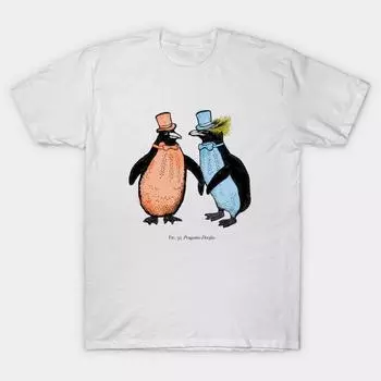 T Shirt Women Penguins Doofus Harajuku Print Kawaii Tshirt Summer Short Sleeve Female T-Shirt Top Tee S