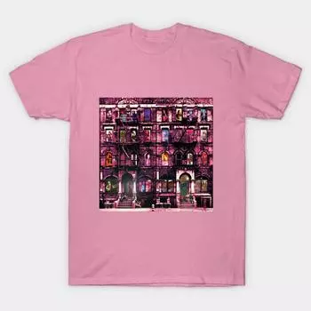 T Shirt Women Physical Graffitied Harajuku Print Kawaii Tshirt Summer Short Sleeve Female T-Shirt Top Tee S розовый