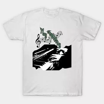 T Shirt Women Pianist Activity Harajuku Print Kawaii Tshirt Summer Short Sleeve Female T-Shirt Top Tee S розовый