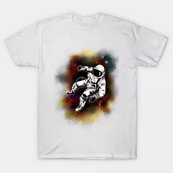 T Рубашка женщин Психоделическое пространство Harajuku Печать Кавайи футболка Летний короткий рукав женский футболка Top Tee S