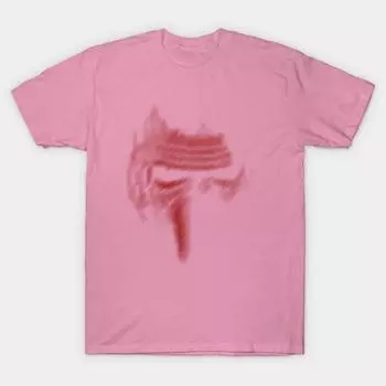 T Shirt Women Ren Harajuku Print Kawaii Tshirt Summer Short Sleeve Female T-Shirt Top Tee S розовый