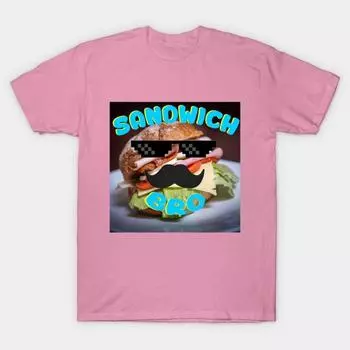 T Shirt Women Sandwichbro Harajuku Print Kawaii Tshirt Summer Short Sleeve Female T-Shirt Top Tee S розовый