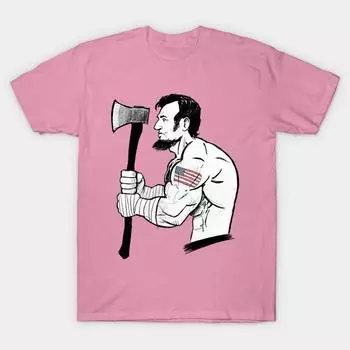 T Shirt Women Savage Abe Harajuku Print Kawaii Tshirt Summer Short Sleeve Female T-Shirt Top Tee S розовый