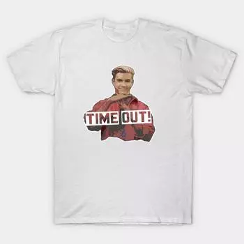 T Shirt Women Saved By The Bell Zach Morris Time Out Harajuku Print Kawaii Tshirt Summer Short Sleeve Female T-Shirt Top Tee S розовый