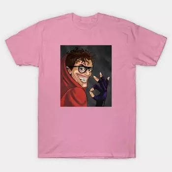 T Shirt Women Scumbag Inspired By The Man Who Laughs Harajuku Print Kawaii Tshirt Summer Short Sleeve Female T-Shirt Top Tee S розовый