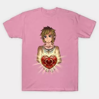 T Shirt Women Skyward Sweethearts Link Harajuku Print Kawaii Tshirt Summer Short Sleeve Female T-Shirt Top Tee S розовый