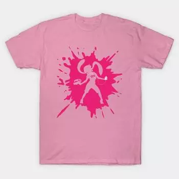 T Shirt Women Splat Girl Harajuku Print Kawaii Tshirt Summer Short Sleeve Female T-Shirt Top Tee S