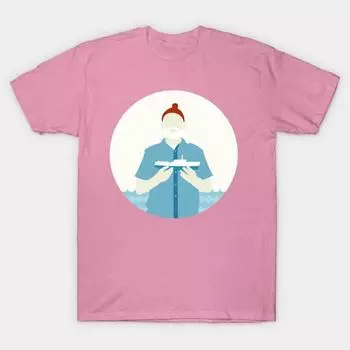 T Shirt Women Steve Zissou Harajuku Print Kawaii Tshirt Summer Short Sleeve Female T-Shirt Top Tee S