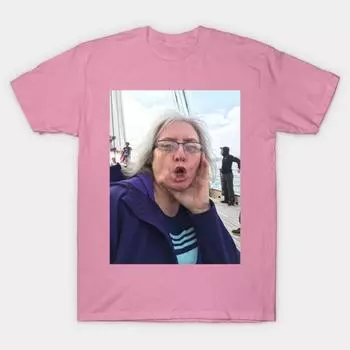 T Shirt Women Stop Harajuku Print Kawaii Tshirt Summer Short Sleeve Female T-Shirt Top Tee S розовый