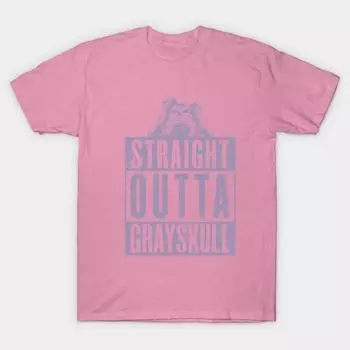 T Shirt Women Straight Outta Grayskull Harajuku Print Kawaii Tshirt Summer Short Sleeve Female T-Shirt Top Tee S