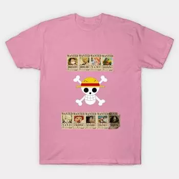 T Shirt Women Straw Hats Harajuku Print Kawaii Tshirt Summer Short Sleeve Female T-Shirt Top Tee S розовый