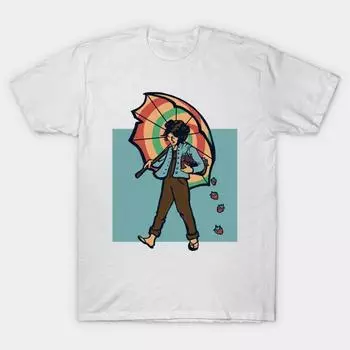 T Shirt Women Strawberry Girl Harajuku Print Kawaii Tshirt Summer Short Sleeve Female T-Shirt Top Tee S