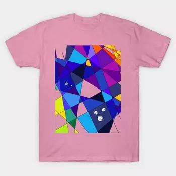 T Shirt Women Sunrise Sunset Harajuku Print Kawaii Tshirt Summer Short Sleeve Female T-Shirt Top Tee S розовый