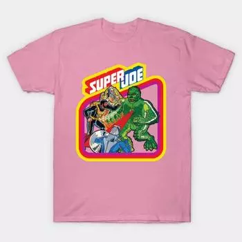 T Shirt Women Super Joe Harajuku Print Kawaii Tshirt Summer Short Sleeve Female T-Shirt Top Tee S розовый