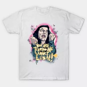 T Shirt Women Tearing Me Apart Harajuku Print Kawaii Tshirt Summer Short Sleeve Female T-Shirt Top Tee S розовый