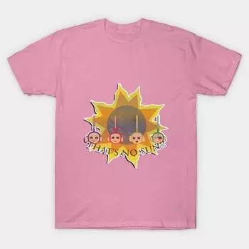 T Shirt Women Thats No Sun Harajuku Print Kawaii Tshirt Summer Short Sleeve Female T-Shirt Top Tee S розовый