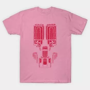 T Shirt Women The Angry Alien Harajuku Print Kawaii Tshirt Summer Short Sleeve Female T-Shirt Top Tee S розовый