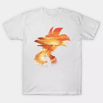 T Shirt Women The First Super Saiyan Harajuku Print Kawaii Tshirt Summer Short Sleeve Female T-Shirt Top Tee S розовый