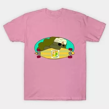 T Shirt Women The Great Longboarding Squirreldini Harajuku Print Kawaii Tshirt Summer Short Sleeve Female T-Shirt Top Tee S