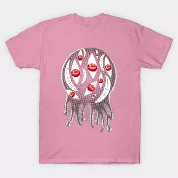 T Shirt Women The Humonculi Eyes Harajuku Print Kawaii Tshirt Summer Short Sleeve Female T-Shirt Top Tee S