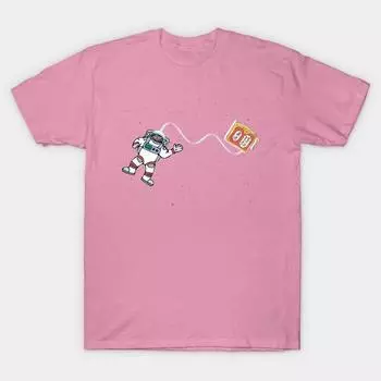 T Shirt Women The Man Who Read The World Harajuku Print Kawaii Tshirt Summer Short Sleeve Female T-Shirt Top Tee S розовый