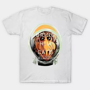 T Shirt Women The Melmacian Harajuku Print Kawaii Tshirt Summer Short Sleeve Female T-Shirt Top Tee S белый