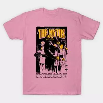 T Shirt Women The Miths Harajuku Print Kawaii Tshirt Summer Short Sleeve Female T-Shirt Top Tee S розовый