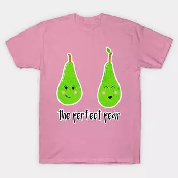 T Shirt Women The Perfect Pear Harajuku Print Kawaii Tshirt Summer Short Sleeve Female T-Shirt Top Tee S