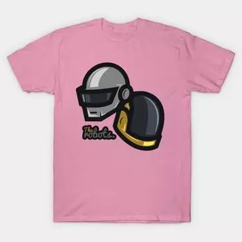 T Shirt Women The Robots Harajuku Print Kawaii Tshirt Summer Short Sleeve Female T-Shirt Top Tee S