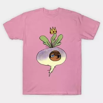 T Shirt Women The Turnip King Harajuku Print Kawaii Tshirt Summer Short Sleeve Female T-Shirt Top Tee S розовый