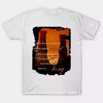 T Shirt Women There Is A Song Harajuku Print Kawaii Tshirt Summer Short Sleeve Female T-Shirt Top Tee S белый