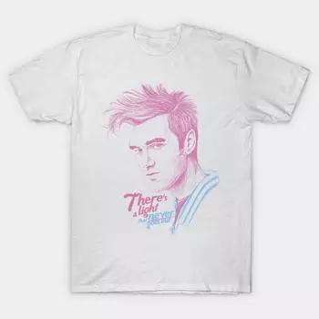 T Shirt Women Theres A Light Pink And Blue Harajuku Print Kawaii Tshirt Summer Short Sleeve Female T-Shirt Top Tee S белый