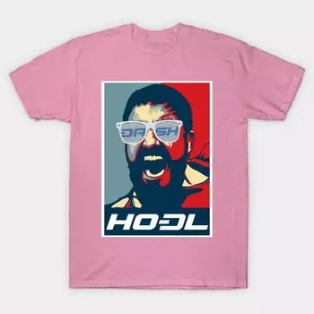 T Shirt Women This Is Dash Hodl Harajuku Print Kawaii Tshirt Summer Short Sleeve Female T-Shirt Top Tee S розовый