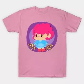 T Shirt Women Tiny Kumatora Harajuku Print Kawaii Tshirt Summer Short Sleeve Female T-Shirt Top Tee S розовый