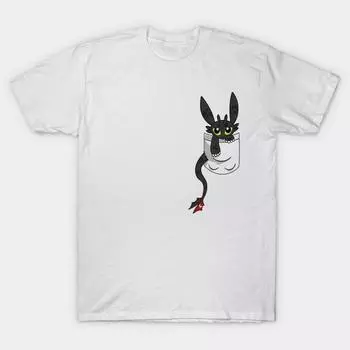 Футболка женская с беззубым карманом Harajuku Print Kawaii футболка летняя с коротким рукавом женская футболка топ футболка S розовый