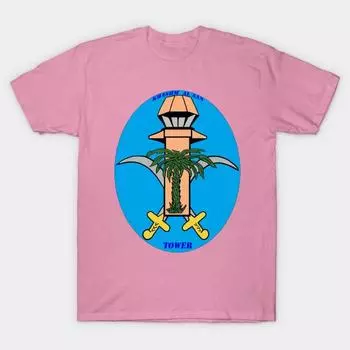 T Shirt Women Tower Sign Harajuku Print Kawaii Tshirt Summer Short Sleeve Female T-Shirt Top Tee S розовый