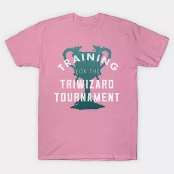 T Shirt Women Training Triwizard Tournament Harajuku Print Kawaii Tshirt Summer Short Sleeve Female T-Shirt Top Tee S розовый