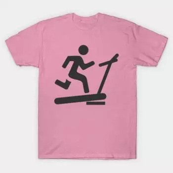 T Shirt Women Treadmill Tee Harajuku Print Kawaii Tshirt Summer Short Sleeve Female T-Shirt Top Tee S