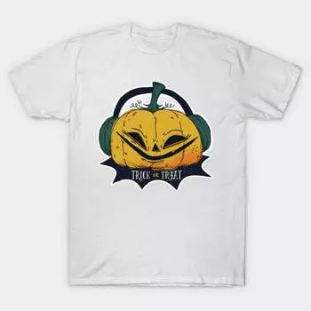 T Shirt Women Trick R Treat Funny Pumpkin Face Harajuku Print Kawaii Tshirt Summer Short Sleeve Female T-Shirt Top Tee S розовый