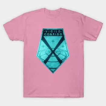 T Shirt Women Vigilo Confido X Com Harajuku Print Kawaii Tshirt Summer Short Sleeve Female T-Shirt Top Tee S розовый