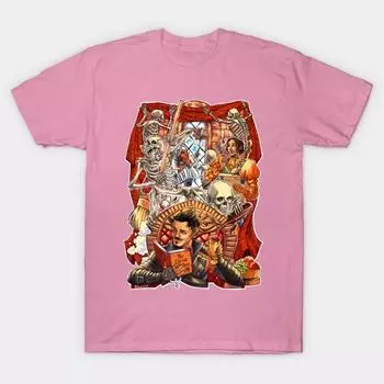 T Shirt Women Winter Warmers Practical Necromancy Harajuku Print Kawaii Tshirt Summer Short Sleeve Female T-Shirt Top Tee S розовый