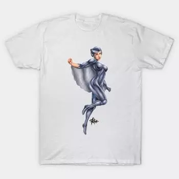 T Shirt Women With A Heart Made Of Steel Harajuku Print Kawaii Tshirt Summer Short Sleeve Female T-Shirt Top Tee S