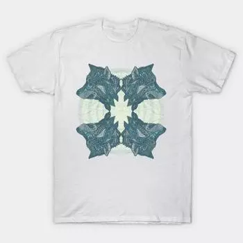 T Shirt Women Wolf Pack Harajuku Print Kawaii Tshirt Summer Short Sleeve Female T-Shirt Top Tee S