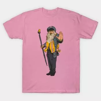 T Shirt Women You Shall Not Pass Harajuku Print Kawaii Tshirt Summer Short Sleeve Female T-Shirt Top Tee S розовый