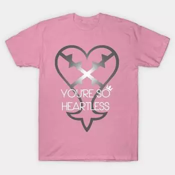 T Shirt Women Youre So Heartless Harajuku Print Kawaii Tshirt Summer Short Sleeve Female T-Shirt Top Tee S