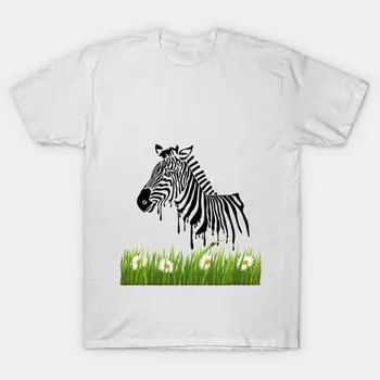 T Рубашка женщин брызги зебры Harajuku Печать Кавайи футболка Летний короткий рукав женский футболка Top Tee S