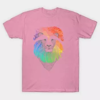 T Shirt Women Zoo Et Be Colored Lion Harajuku Print Kawaii Tshirt Summer Short Sleeve Female T-Shirt Top Tee S
