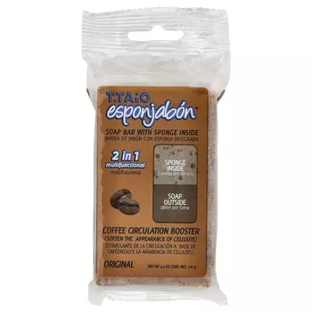 T. Taio, Мыло, Губка, Усилитель кровообращения кофе, Оригинал, 120 г(4.2 унции)